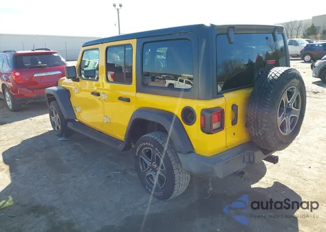 2018 Jeep Wrangler Unlimited Sport S 4X4 z USA, uszkodzony, nr VIN 1C4HJXDN9JW323380
